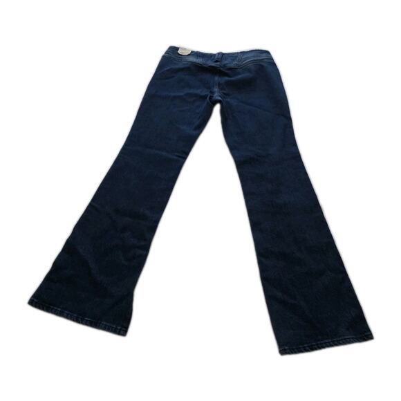 Free People Stillwater Jeans Low Rise Slim Flare Sz 31 NEW We The Free Split Hem - Picture 14 of 15